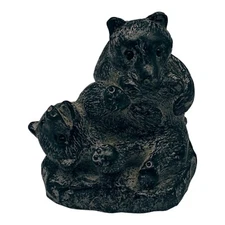 Vintage A WOLF ORIGINAL Bear Figurine Hand Made in Canada #2