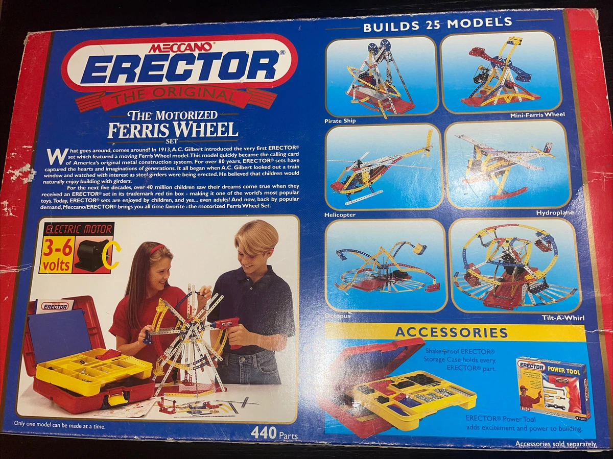 Meccano Erector The Motorized Ferris Wheel Set