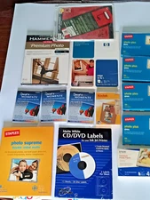 LARGE Inkjet Lot of 4x6 Labels 8.5x11 CD Labels Transparency and MORE Must SEE