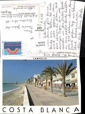 636236,Costa Blanca Campello Strand Strandpromenade Spain