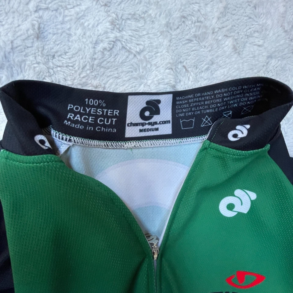 Camiseta deportiva de ciclismo Champion Systems Race Cut GTR Giro manga corta mediana con cremallera Foto 3 de 4