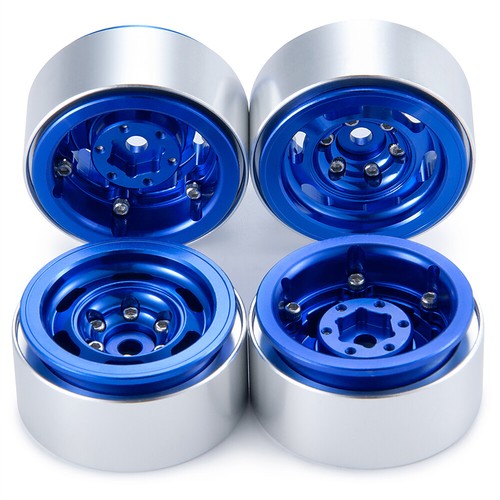 FLYXM Metal 1.0" Beadlock Wheel Rims for Axial 1/18 Traxxas TRX4M RC Crawler Car - Picture 23 of 37