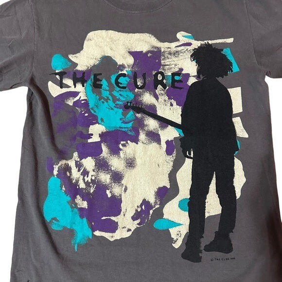 T-shirt The Cure Boys Don't Cry Officiel - Homme/unisexe, Noir, Coton, Neuf Avec étiquette