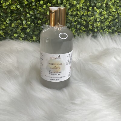 Luxury Women s Jasmine White Rose Vegan Body Wash Shower Gel Bath All Skin Types