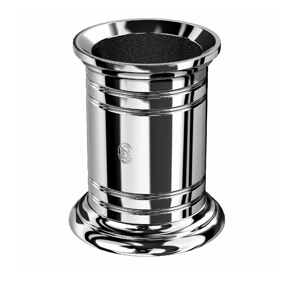 El Casco,Bleistiftköcher,Köcher,Edelchrom,Hochglanz,Chrom,M-654CT,Schreibtisch