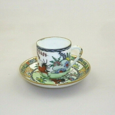 Japanese Porcelain Demitasse Hongxian Mark