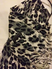 DG Pashmina 70 % Scarf Shawl Wrap Black, White, Grey ~ 30% Silk Cashmere - Bx.5