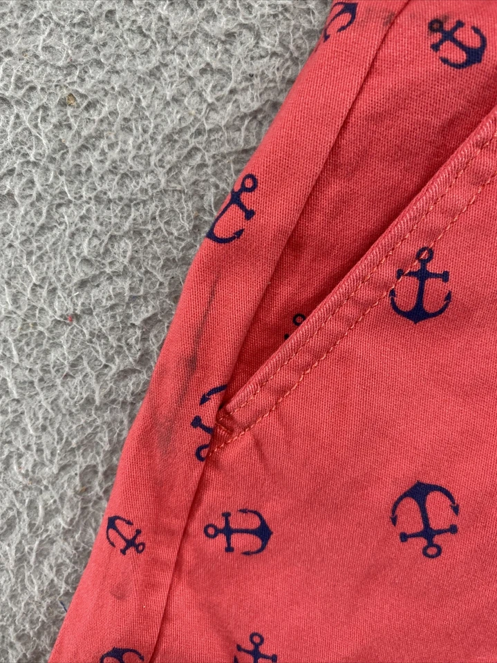 Shorts Chino Khaki Ferruche Mens Anchor Pattern no Tamanho 38 - Imagem 2 de 4