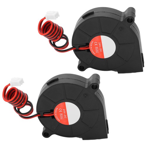 2x3DPrinter Fan Silent CoolingFan Fit for Ender3 Replacement Part 50x50x15mm 24V - Photo 4/12