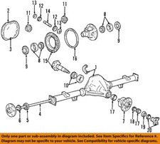 Ford Oem Rear Axle-differential Pumpkin Cover Gasket Ta29 Ford Oem Rear Axle-differential Pumpkin Cover Gasket Ta29