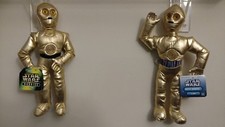 2 - Star Wars Buddies OTC 10" C-3PO 2004 Hasbro Beanie raised arm variant 