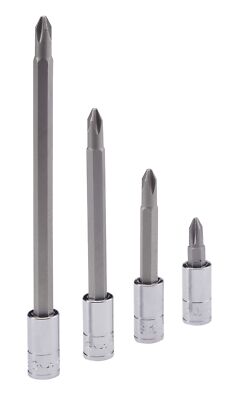 Genius Tools 1/4'' Dr. PH.1 Philips Bit Socket, 45mmL - 208+1101