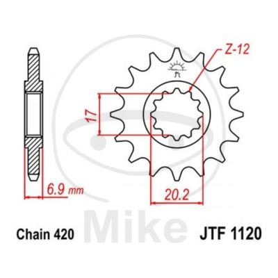 PINONE JT 1120 z12 MALAGUTI 50 CNK Drakon 2006-2008