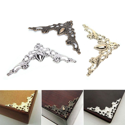 12Pcs Folder Albums Metal Scrapbooking File Book Corner Protectors 41*41mm\ - Picture 2 of 14