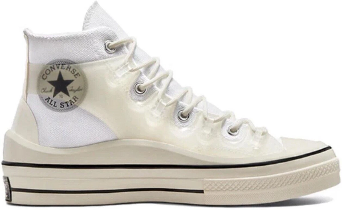 Men\'s converse high top - The Hybrid Function Chuck 70 Utility “Steel/Egret” Converse Chuck 70 High-Top Sneakers - Bite The Dust/Egret  main image 2