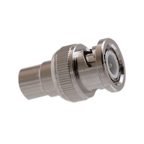 BNC Male to RCA Female Coax Coaxial Cable Cord Plug Adapter Jack M/F M-F - Picture 3 of 4