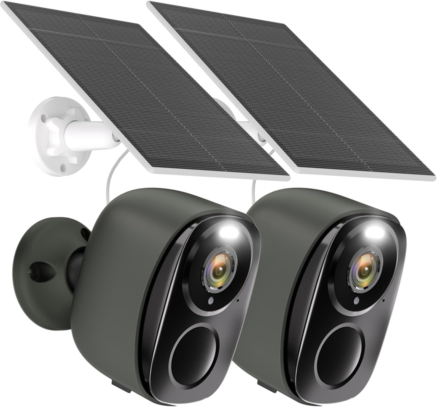 Security Cameras Wireless Outdoor - 2K Solar Powered Security Camera AI Motio...