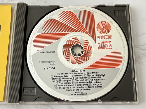 Mark Knopfler Local Hero CD TARGET ERA! MADE IN FRANCE BY PDO! Vertigo 811 038-2 - Picture 2 of 4