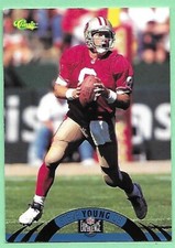 1995 Classic NFL Experience Football Steve Young #25 San Francisco 49ers👍