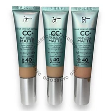 It Cosmetics CC+ Cream Foundation Matte 1.08 oz -CHOOSE SHADE