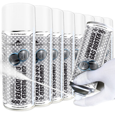 AAB 8x ICESPRAY KÄLTESPRAY 400 ML, KÜHLSPRAY BIS -50°C VEREISUNGSSPRAY EISSPRAY