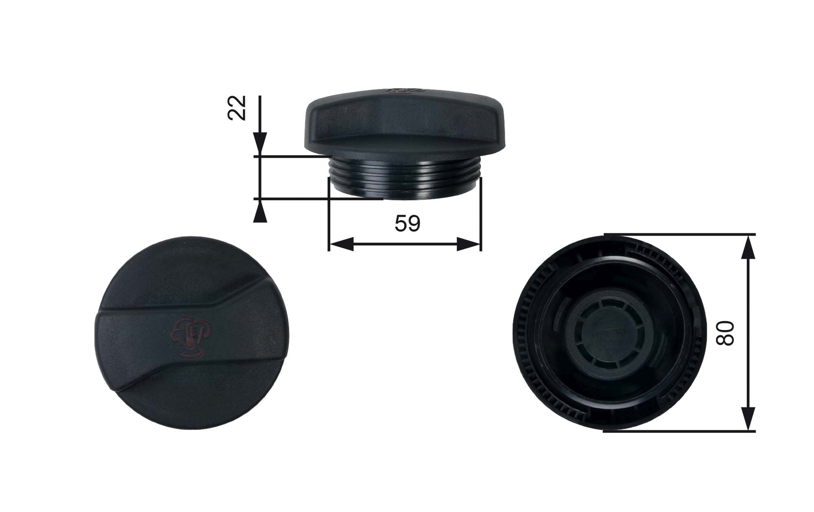 4x ✅Fits GATES RC245 RC245 EXPANSION TANK CAP ⭐UK Seller⭐ - Image 4