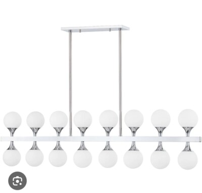 Hudson Valley Lighting 3350-PC Astoria 16 Light LED Linear Chandelier Chrome NEW