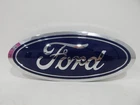 New OEM 2015-2020 Ford Edge Chrome Blue 9" Oval Front Grille Grill Emblem Badge