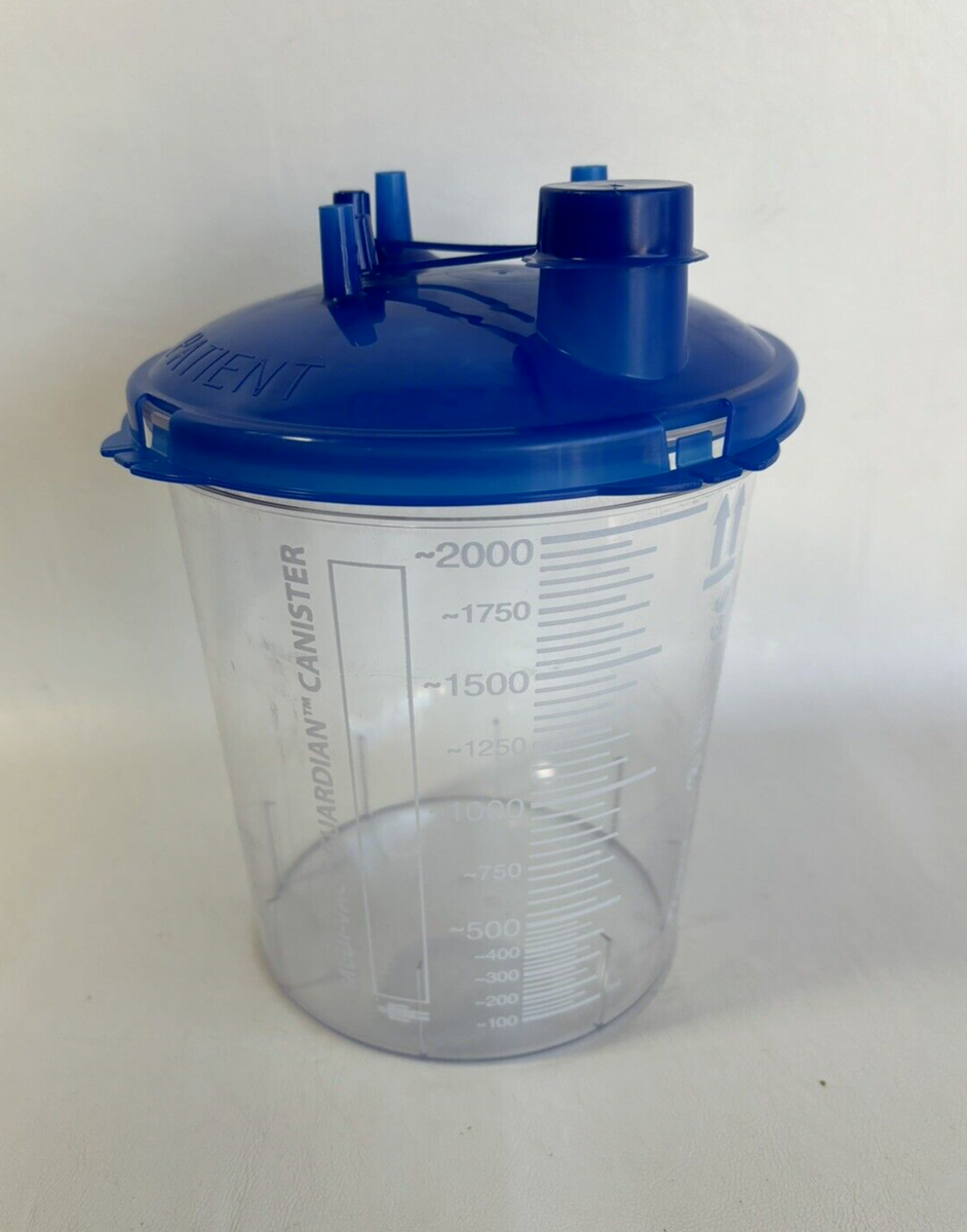 新政　a-type 2026 4 Pack Rigid Suction Canister Medi-Vac Guardian 2000 mL W/ Sealing
