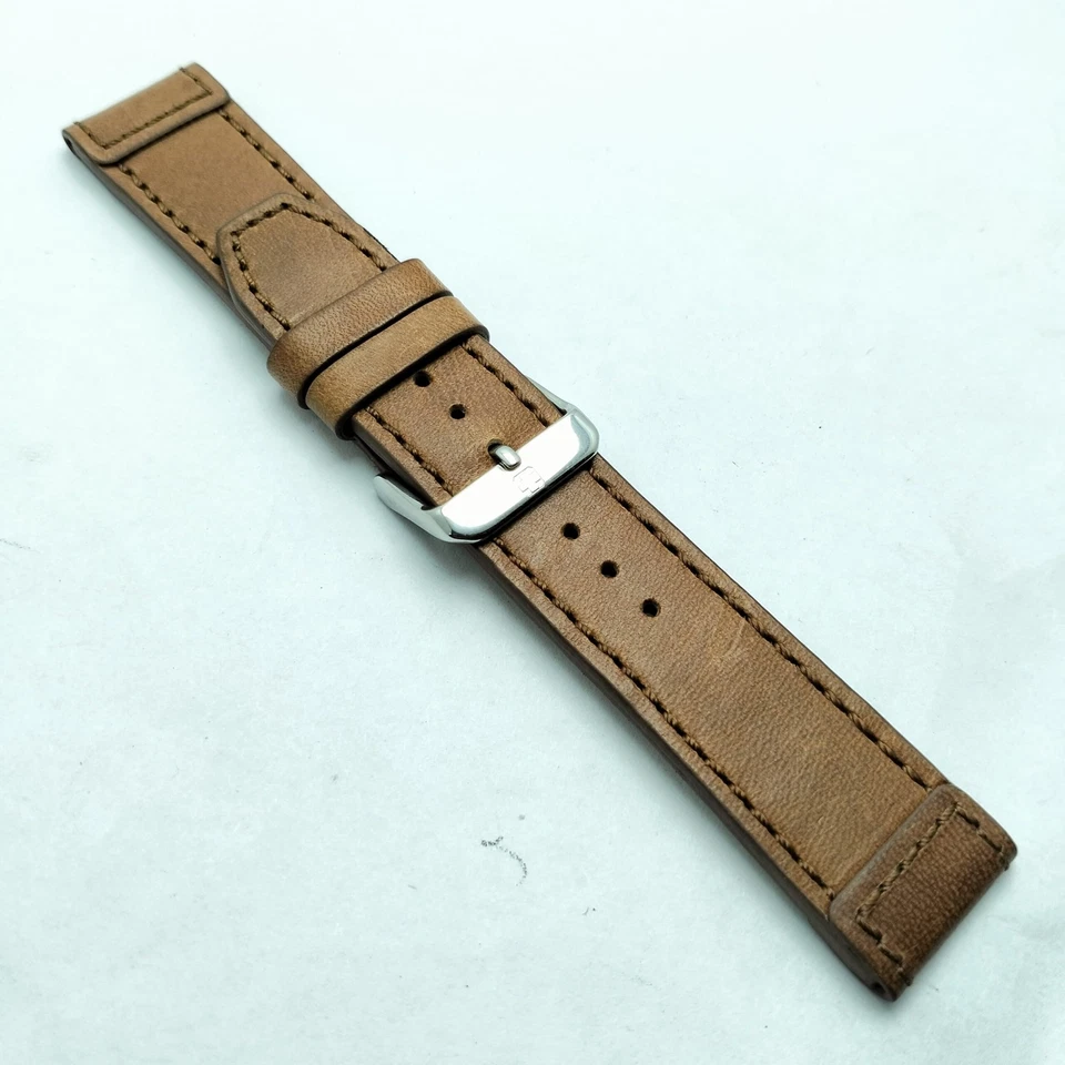 22 mm Citizen Brown Genuine Leather Men’s watch Strap - Image 3 of 4
