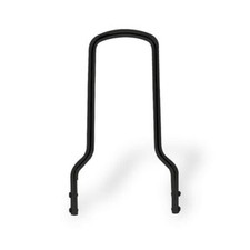 Sissy Bar Rotonda 15" Alta, Nera, Per Harley - Davidson Softail, Dyna, Sportster