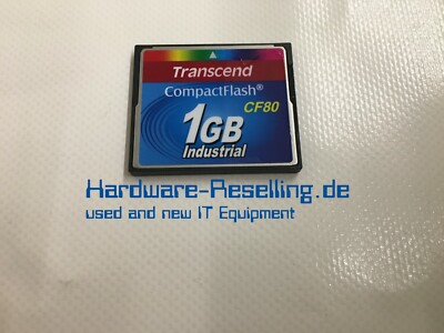 TRANSCEND CompactFlash 1GB CF80 Industrial 