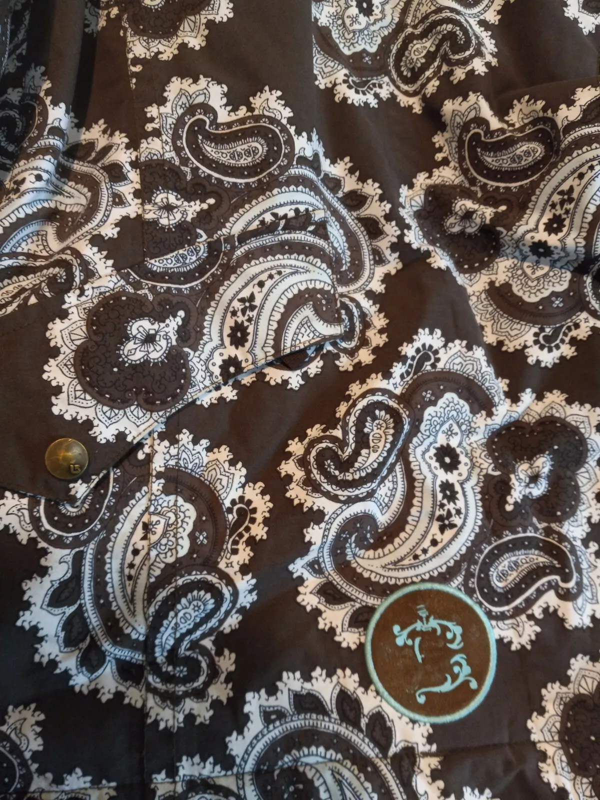burton snowboard ski faux jacket