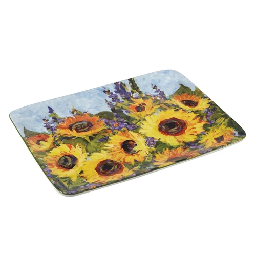 Certified International Sunflower Bouquet Platter - Thumbnail 5