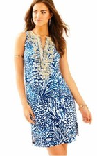 Clearance Sale! Lilly Pulitzer CARLOTTA STRETCH SHIFT DRESS $218 Size 4