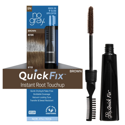 Quick Fix Instant Temporary Root Touch up Wand, Brown, 0.5 Fl Oz