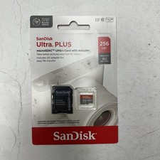 SanDisk Ultra Plus 256GB microSDXC UHS-I Class 10 Memory Card - New