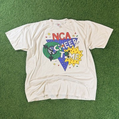 Vintage Single Stitch Jerzees 123 Cheer  Time Cheerleader 90s Shirt
