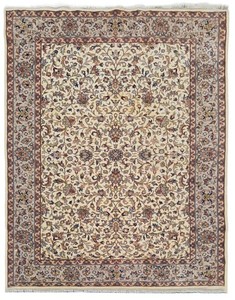 Amazing Hand Knotted Vintage Traditional Tabreez Wool Area Rug 8 x 6 Ft