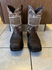 Men's Ariat Workhog Patriot Western Boot 10.5D Steel Toe M/I/C/EH