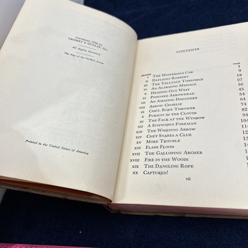 Vintage Hardy Boys Buch. Das Zeichen des krummen Pfeils, 1949 Orange Mystery - Bild 11 von 16