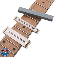CCeCCe Guitar Fret Wire Sanding Stone Polish File Leveling Beam with Metal Fr