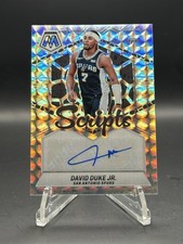 2023-24 Panini Mosaic - Scripts #MS-DDJ David Duke Jr. 