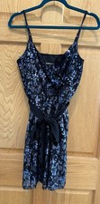 Express Black Sequin Dress Size Small Petite