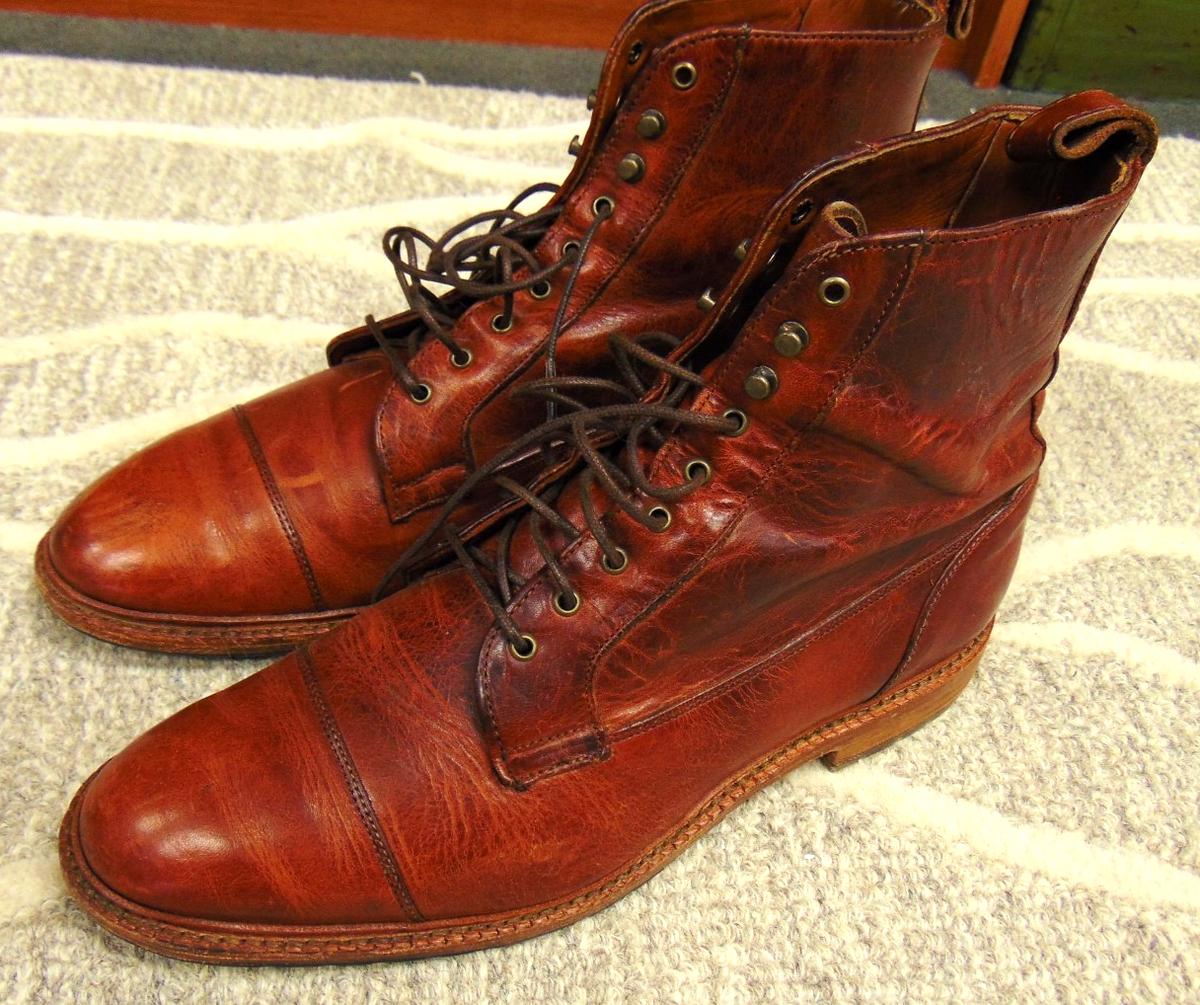 Allen Edmonds Brown Suede Boots with Red Laces 2019 Allen Edmonds Fall Styles II by Allen Edmonds Shoe  main image 4