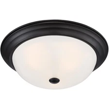Designers Fountain 1257L-ORB-W Decorative Flush Mount Oil Rubbed Bronze