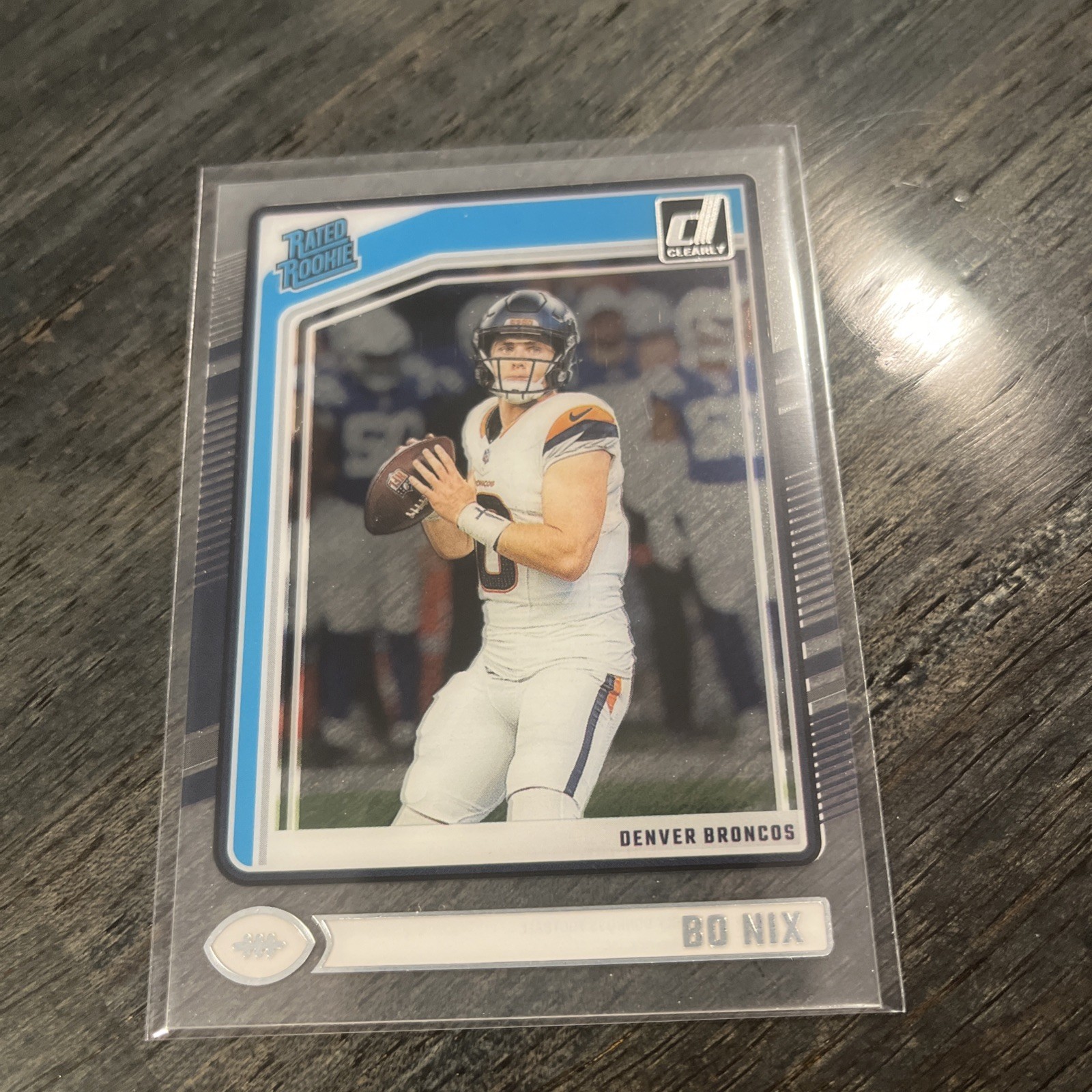 2024 Panini Clearly Donruss - Rated Rookie Bo Nix #56 (RC)