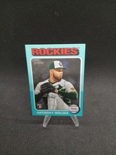 2024 Topps Heritage High Number - #641 Anthony Molina (RC) - Aqua Border