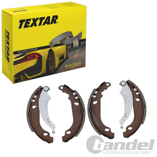 Textar BREMSBACKEN-SATZ Hinterachse Passend FüR Peugeot 206 206+-image