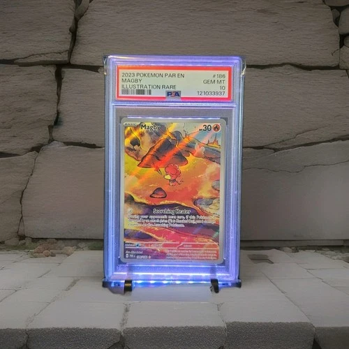Magby 186/182 Paradox Rift Holo Illustration Rare PSA 10 Gem